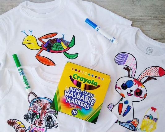 COLORING T-SHIRT FOR KIDS