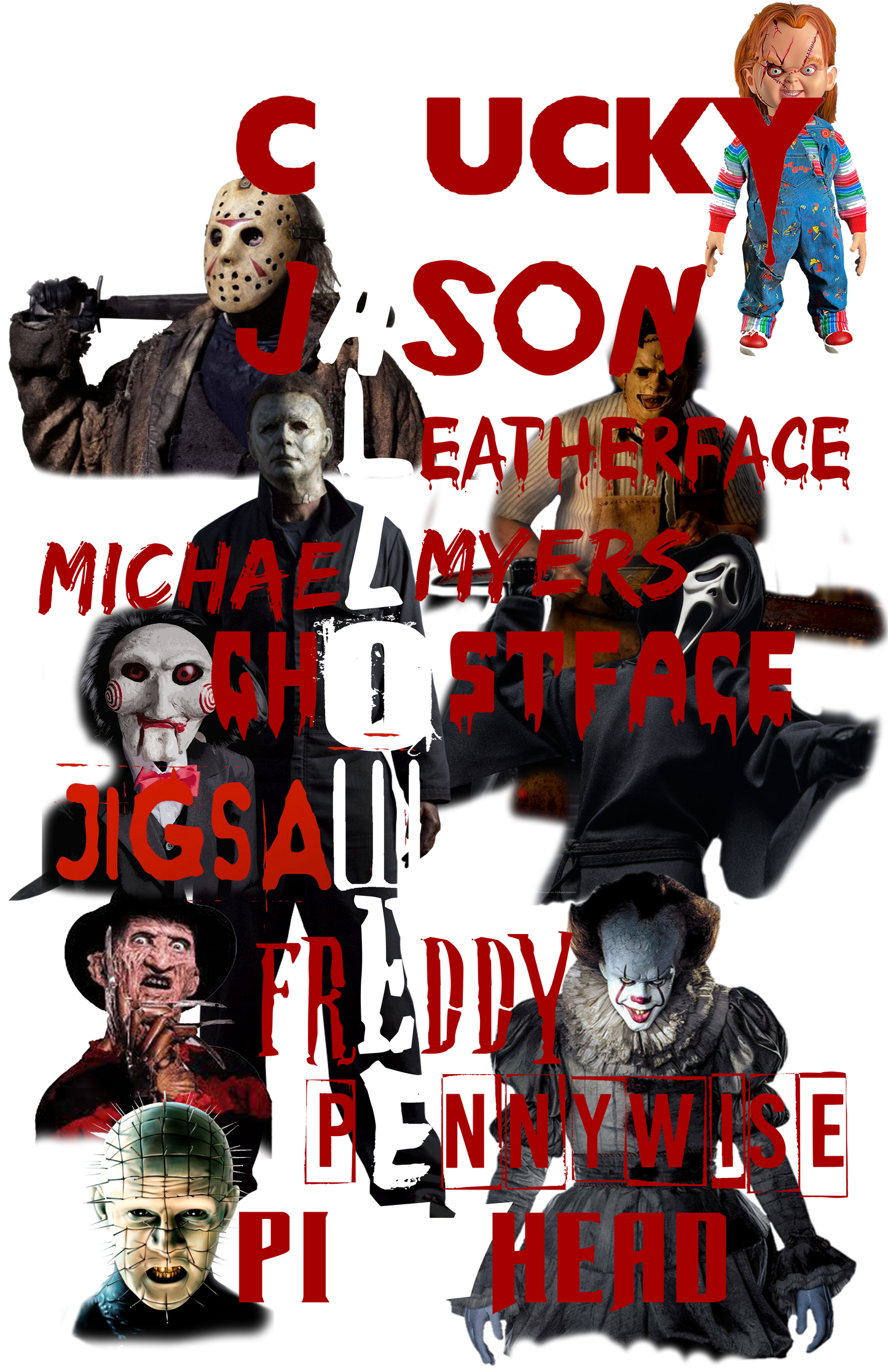HALLOWEEN CHARATERS