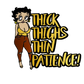 BETTY BOOP THICK THIGHS