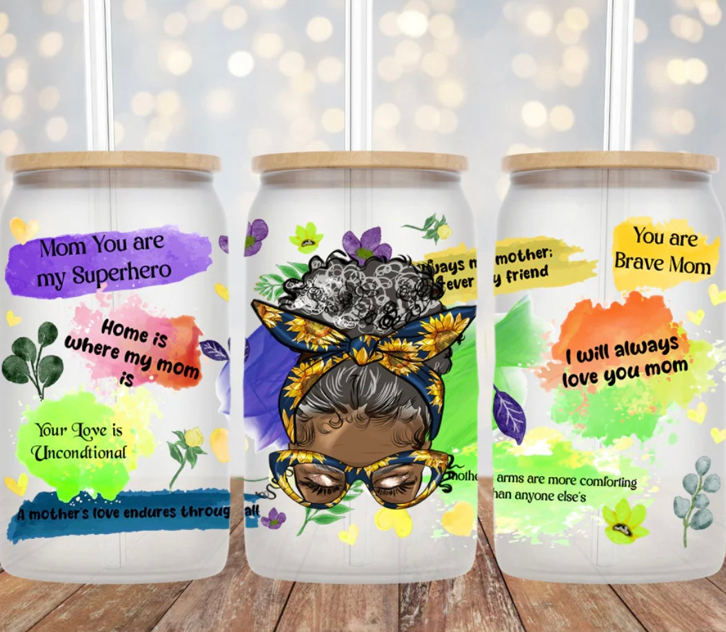 MOTHER’S DAY T-SHIRTS AND GLASS TUMBLERS