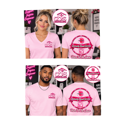 Community Based Services T-shirts Women and Men Designs